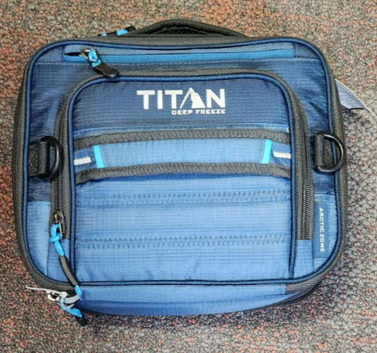 Titan Deep Freeze Expandable Lunch Box Blue