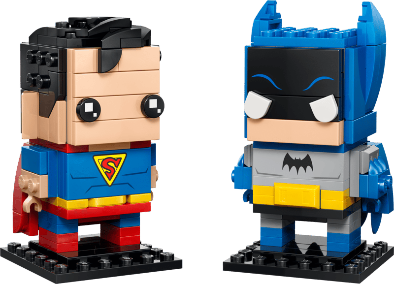 LEGO 40859 BrickHeadz Super Heroes Golden Age Superman and Batman NEW