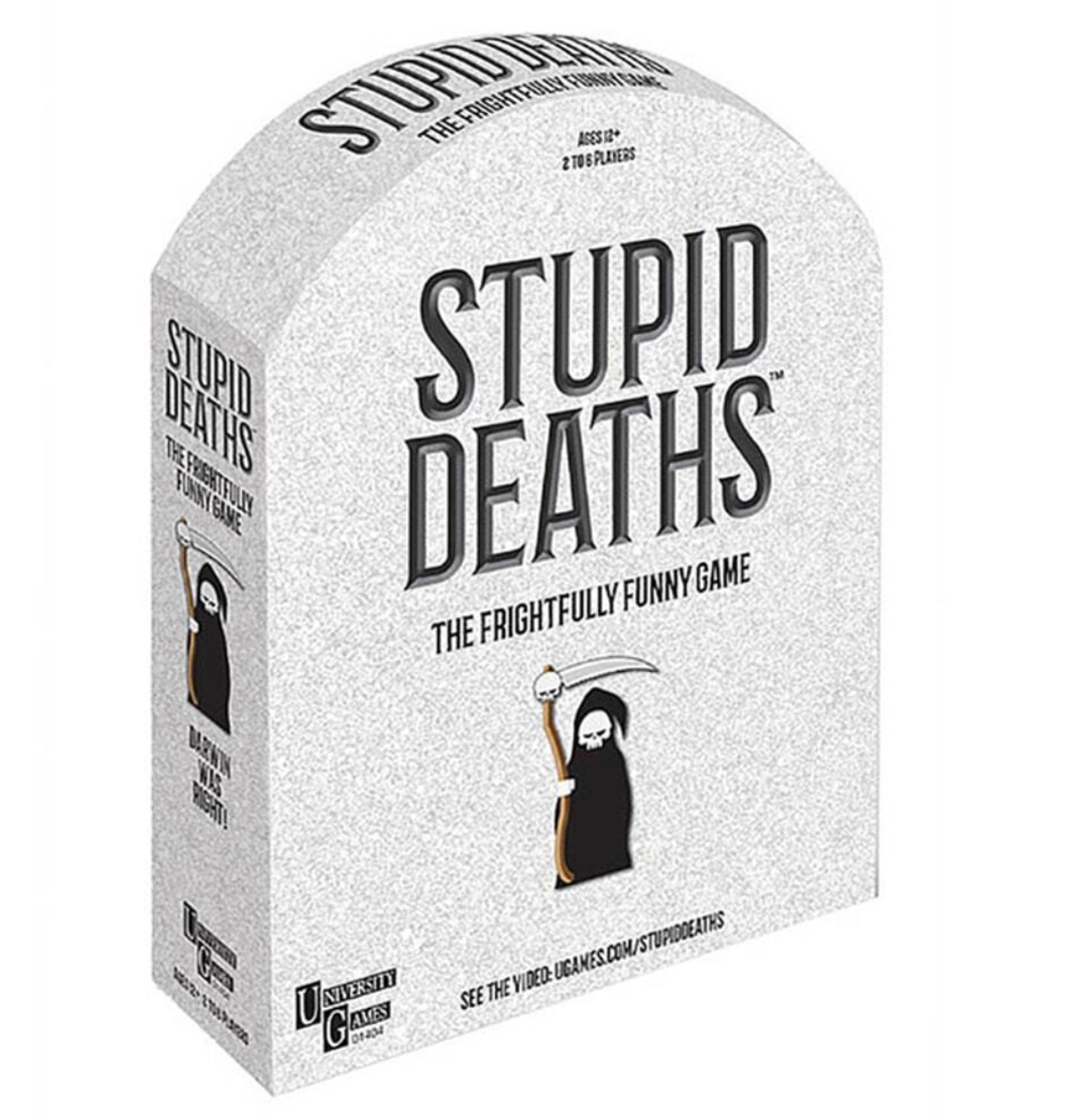 Stupid Deaths Teens Adult Trivia Frightfully Funny Board Game Age 12+ 2-6 Player