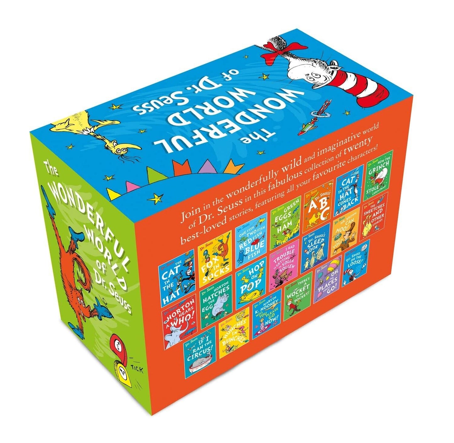 The Wonderful World of Dr. Seuss 20 Books Children Collection Box Set