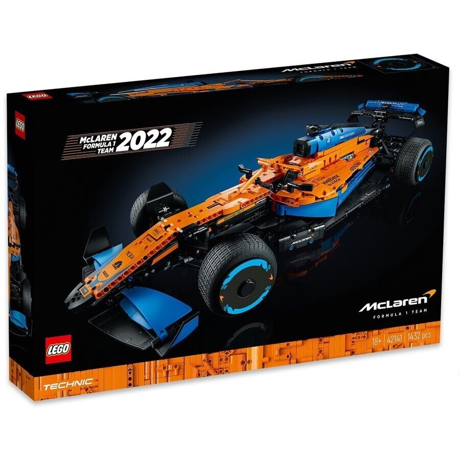 NEW LEGO Technic McLaren Formula 1 Team 2022 Race Car 42141 F1