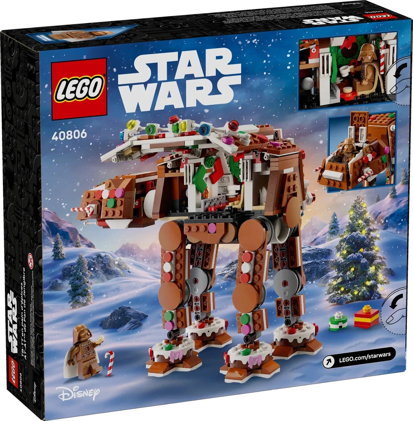 LEGO 40806 Star Wars Gingerbread AT-AT Walker Christmas Xmas Home Decoration