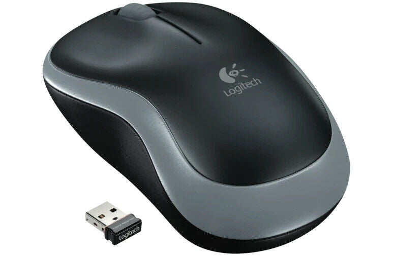 Logitech M185 Wireless Mouse Grey Brand New