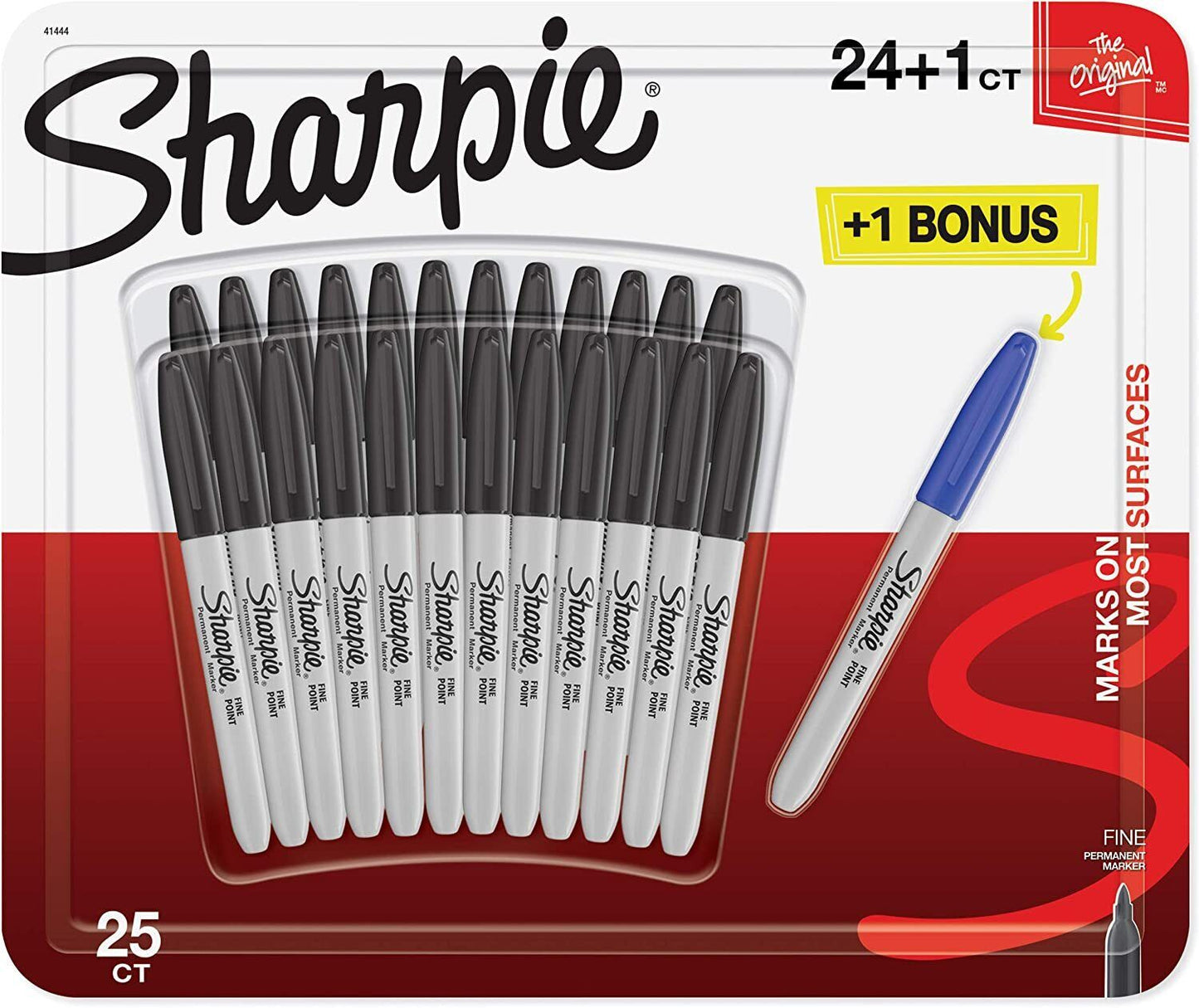 24x/5x/1x Sharpie Pen Fine Tip Black Permanent Marker Sharpies Markers Set Pack