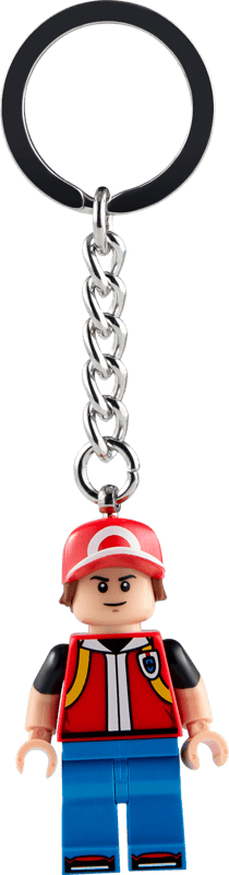 LEGO 854332 Pokémon Red Keychain Keyring Gamer Game Stocking Xmas Gift Idea