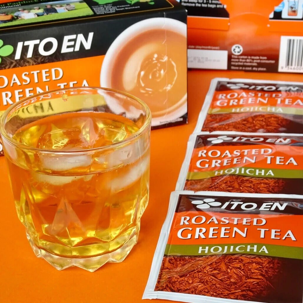 ITO EN Japanese Roasted Green Tea Hojicha Blend Leaves 100 Tea Bag Pack AU Made
