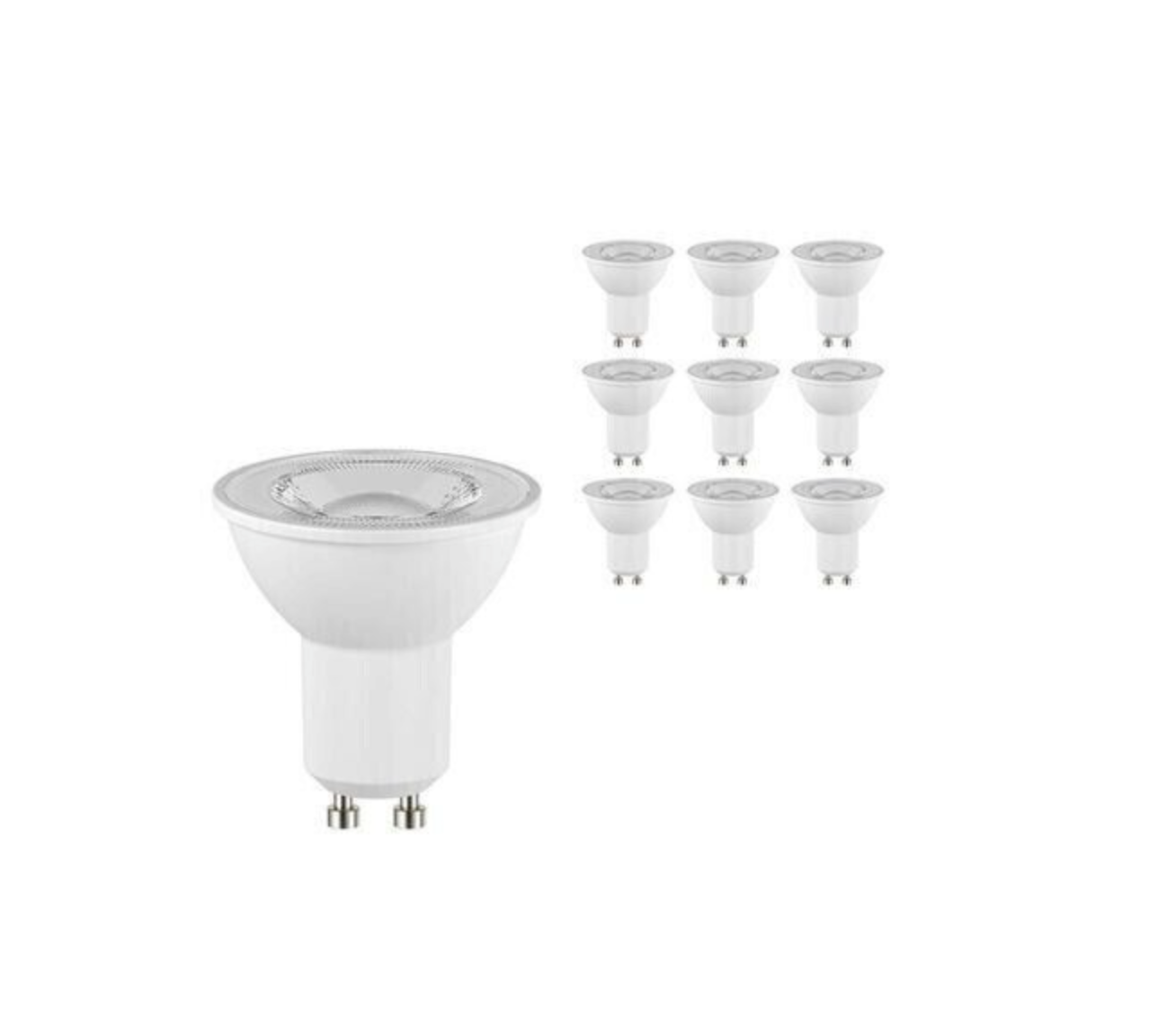 Luce Bella 10 pack GU10 LED 475lm Warm White 3000k 6W Globes Light Bulbs