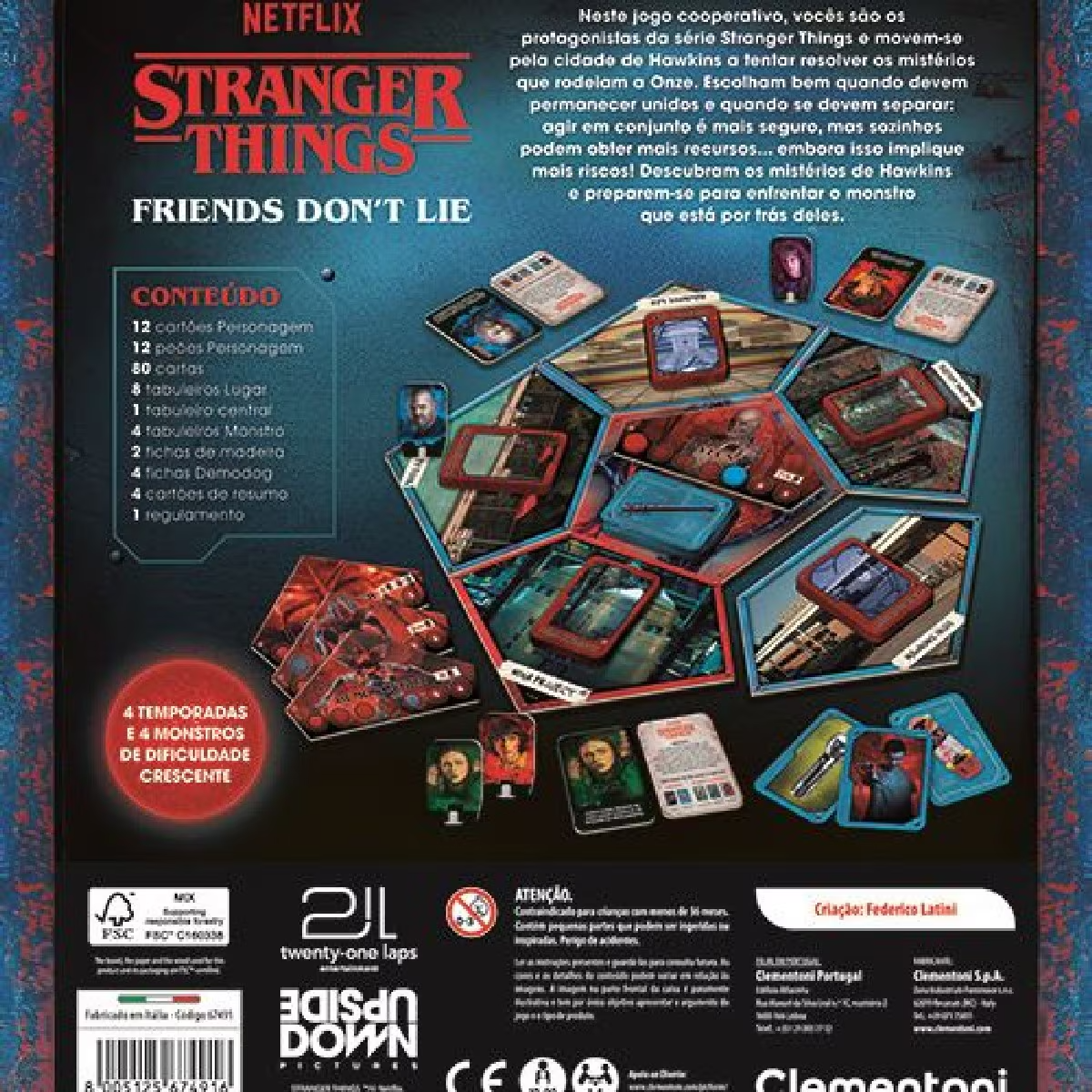 Stranger Things: Friends Don't Lie Co-Operative Board Game