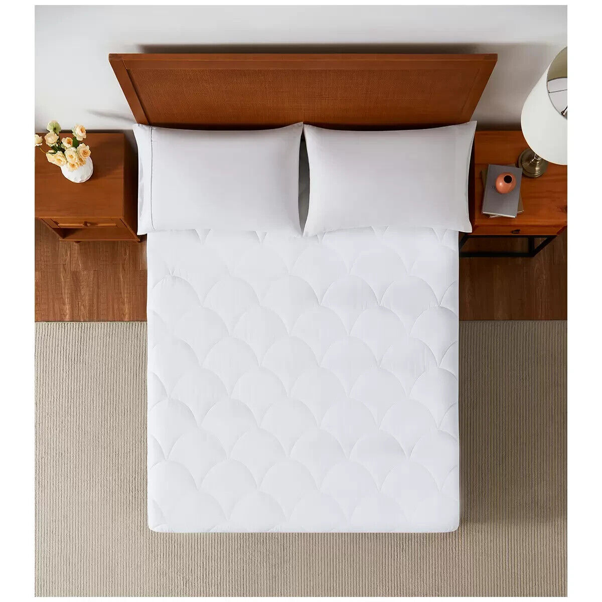 Tommy Bahama Cool Down Cotton Mattress Cover Pad Queen
