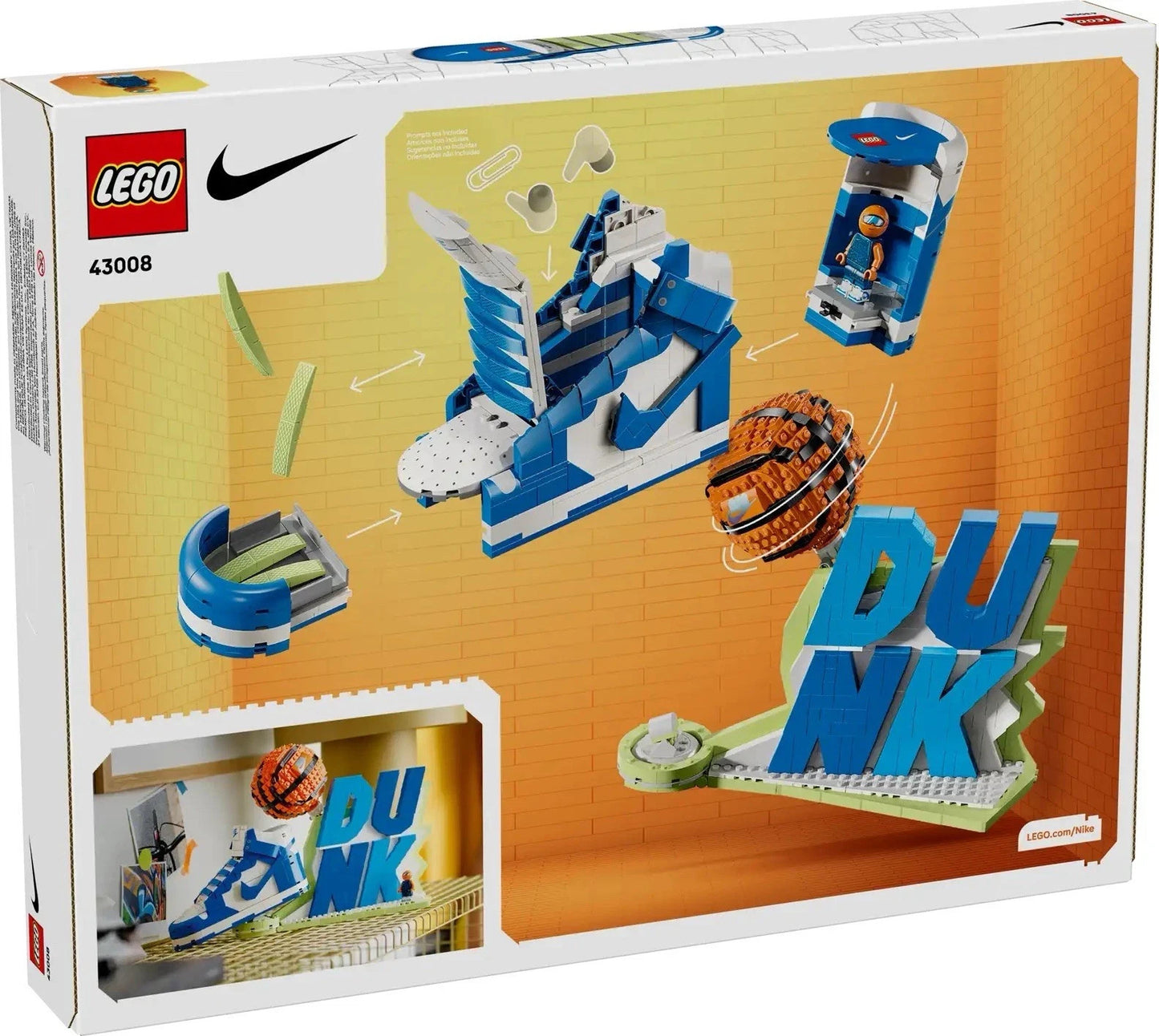 Lego 43008 Nike Dunk x Lego Set