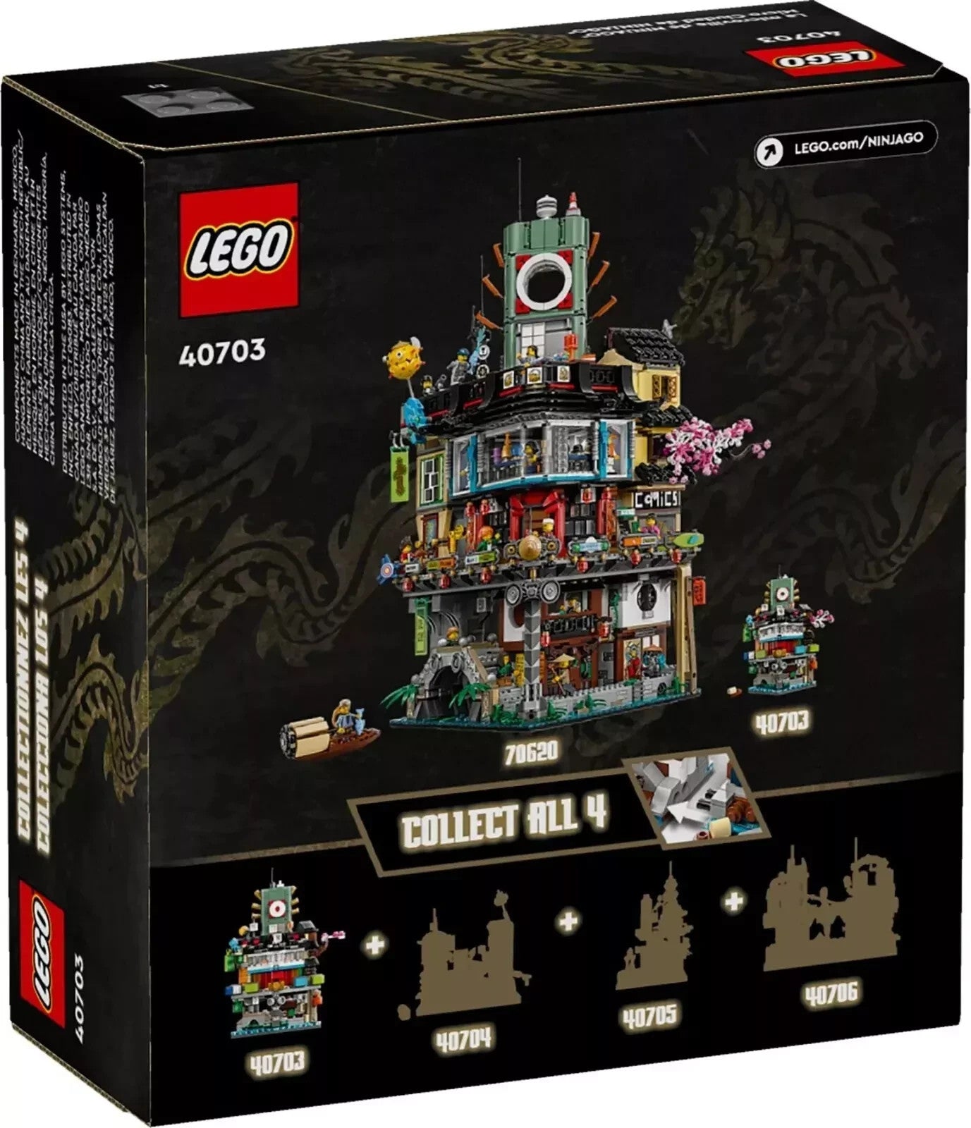 Lego 40703: Micro NINJAGO City Brand New Sealed Limited Release