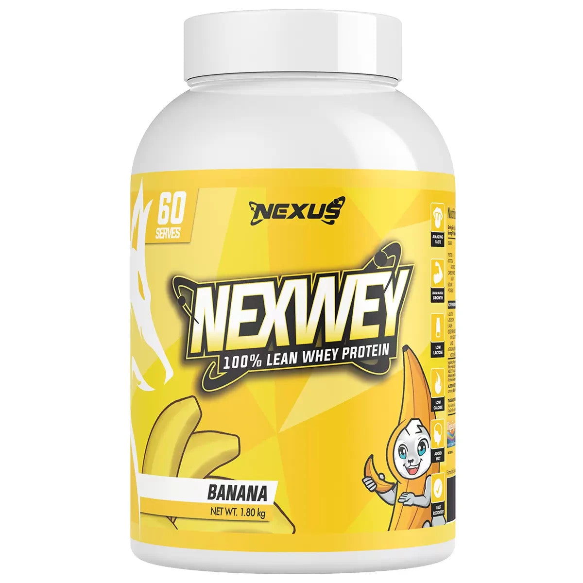 Nexus Sports Nutrition Nexwhey 1.8kg Vanilla Banana Hokey Pokey