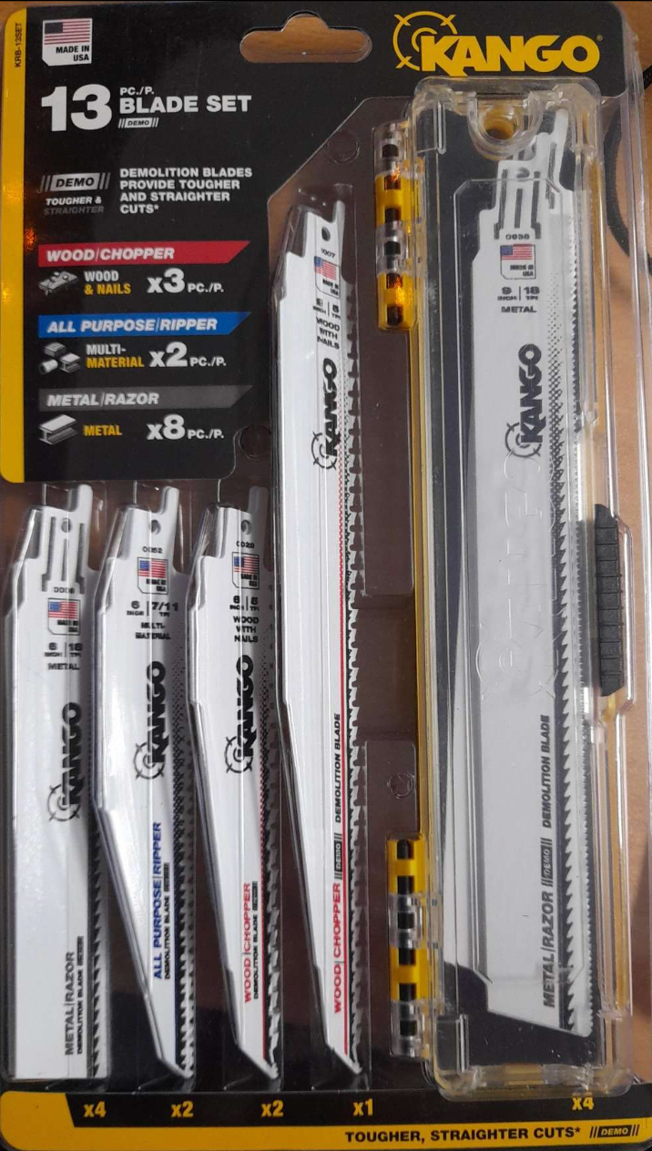 Kango 13 pcs Demolition Blades Provide Tougher & Straighter Cuts*