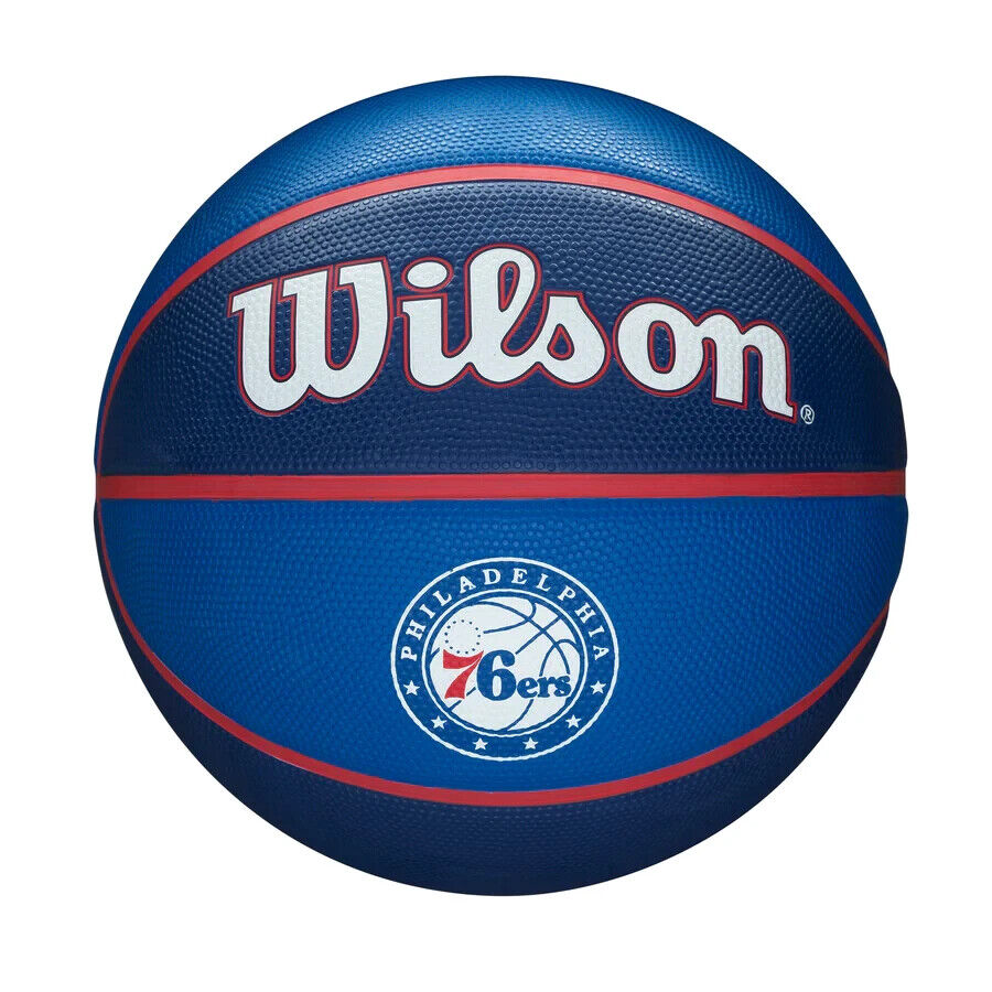 Wilson NBA Philadelphia 76ers Team Tribute Size 7 Basketball COMES deflated