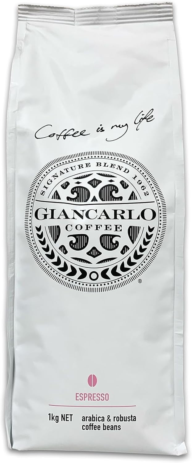 Grinders Giancarlo Coffee 1kg Espresso Arabica Coffee Whole Bean Medium Roast