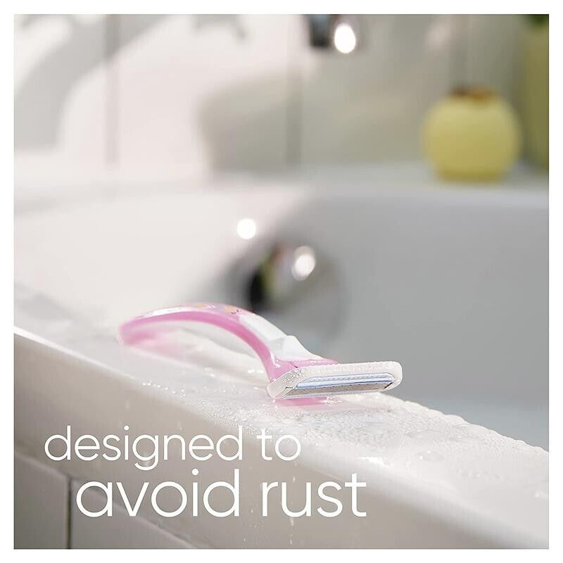 Gillette Venus Sensitive Plus Disposable Razors 15 Pack 3 Blades Skin Elixir