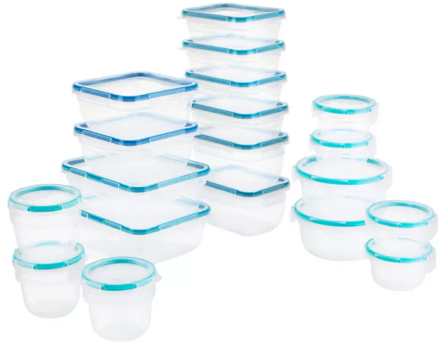 Snapware 38 Piece BPA Free Plastic Food Storage Set Made In USA