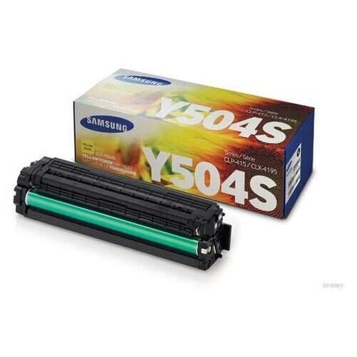 Samsung Genuine CLT-Y504S YELLOW Toner SU504A For CLP415 CLX4195 1800 Pages