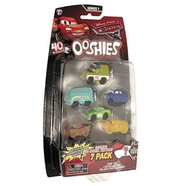 Exclusive Lightning McQueen Ooshie 7 Pack Disney Cars Hidden Surprise Ooshie