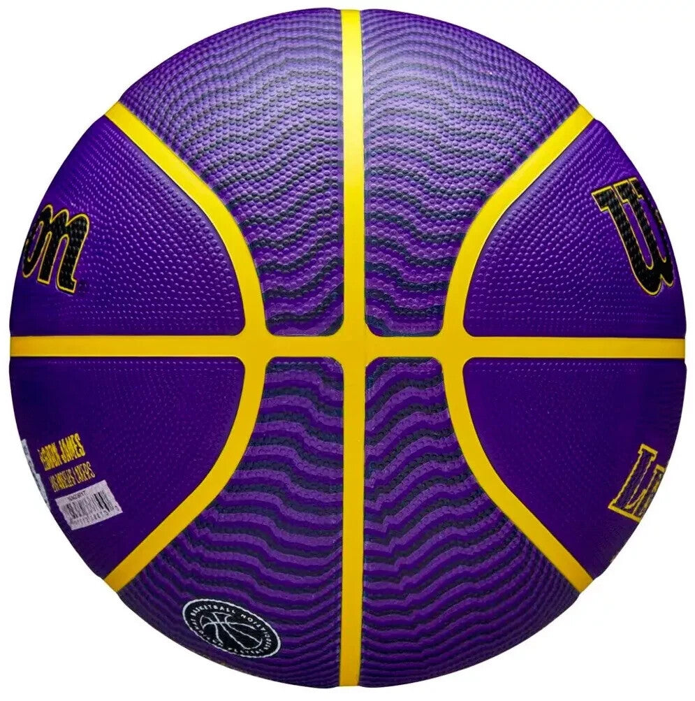 Wilson NBA Player Icon Outdoor Basketball - LeBron James - Size 7