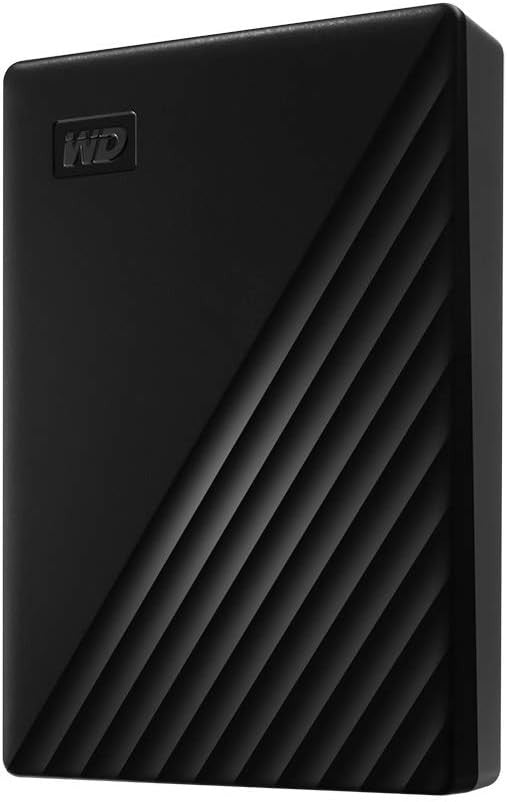 WD My Passport 4TB USB 3.0 Portable Hard Drive Black Western Digital