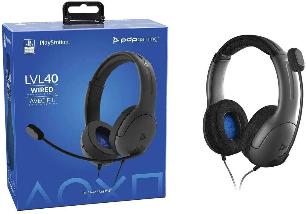 PDP Gaming LVL40 Wired Stereo Gaming Headset For Playstation 5/4 Console