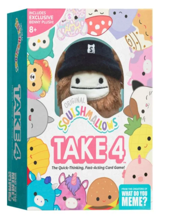 Squishmallows Take 4 Card Game