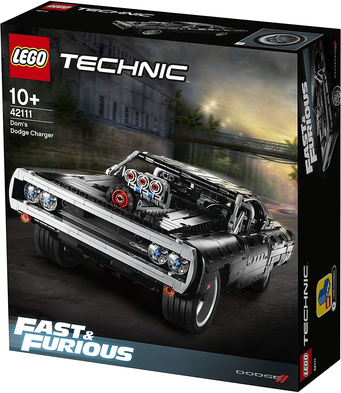 LEGO 42111 Technic Fast & Furious Dom’s Dodge Charger R/T Race Car Building Set