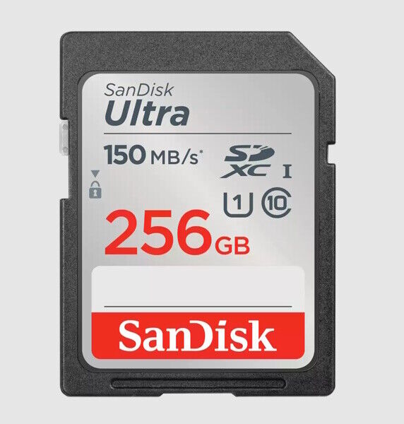 SD Card SanDisk Ultra 32GB 64GB 128GB 256GB Class10 SD HD Camera Memory Card