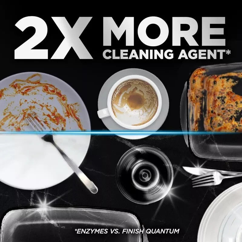 Finish Powerball 100 Count Ultimate All In 1 Lemon Sparkle Dishwashing Tablets