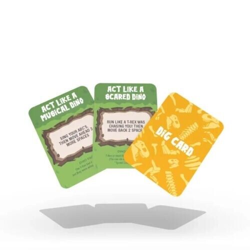 Dig' Em Up Dinos Playset 3D figures For 2-4 Players For Family Kids Board Game