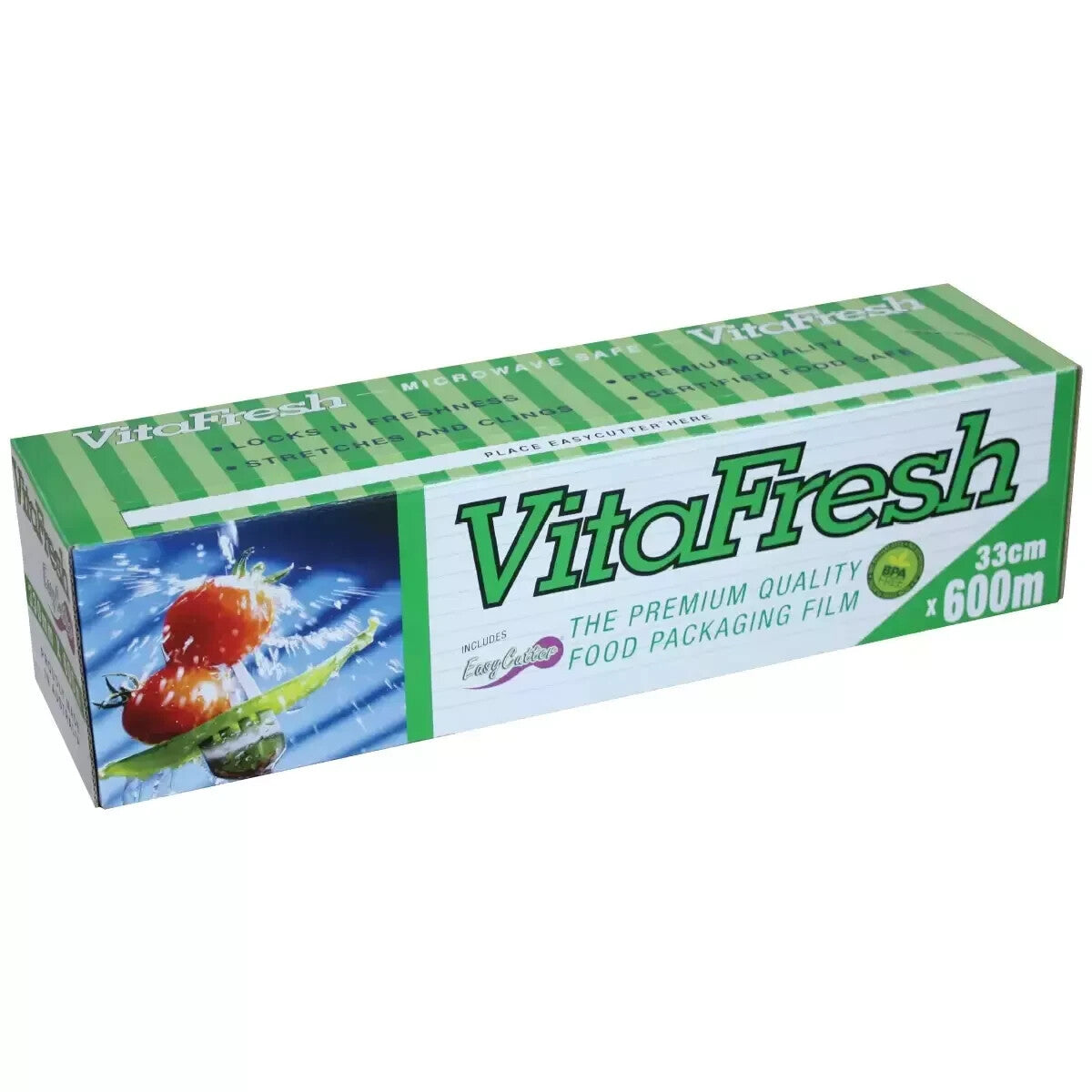 Vitafresh Cling Wrap Film 33cm x 600m with Cutter