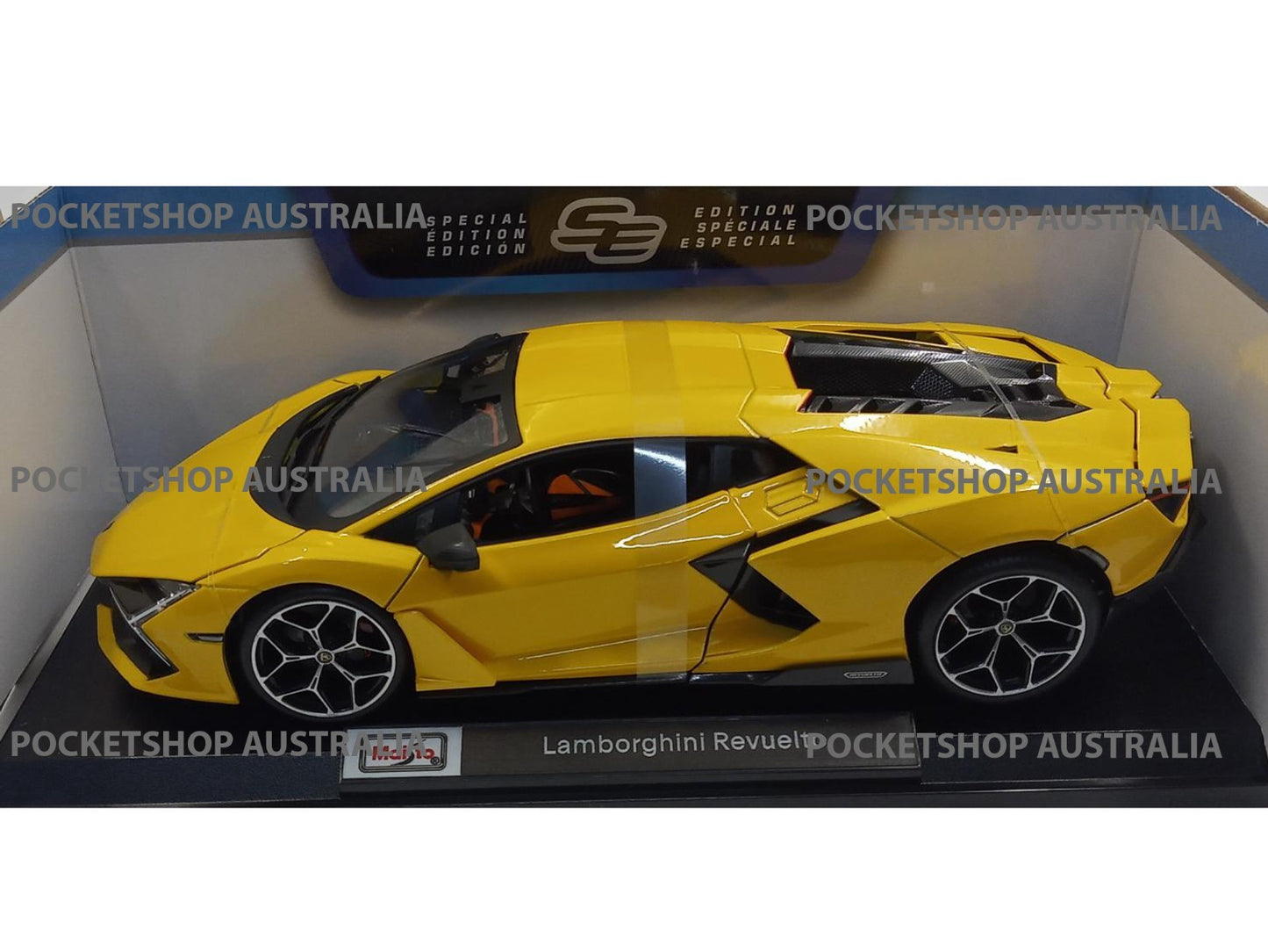 Maisto Yellow Lamborghini Revuelto 1:18 special edition Diecast Display Toy Car