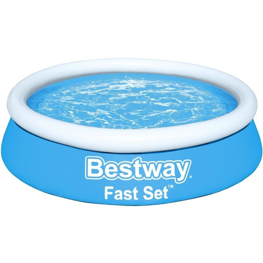 Bestway Hydro Force Fast Set 1.83m x51cm Above Ground Inflatable Kids Play Pool