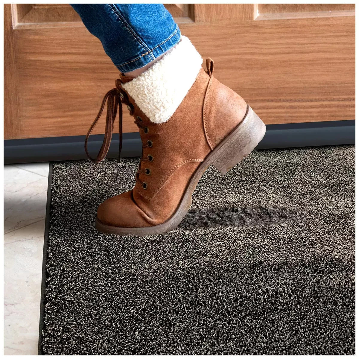 Eurow Trek N' Clean Microfibre Floor Runner Mat Easy Wash