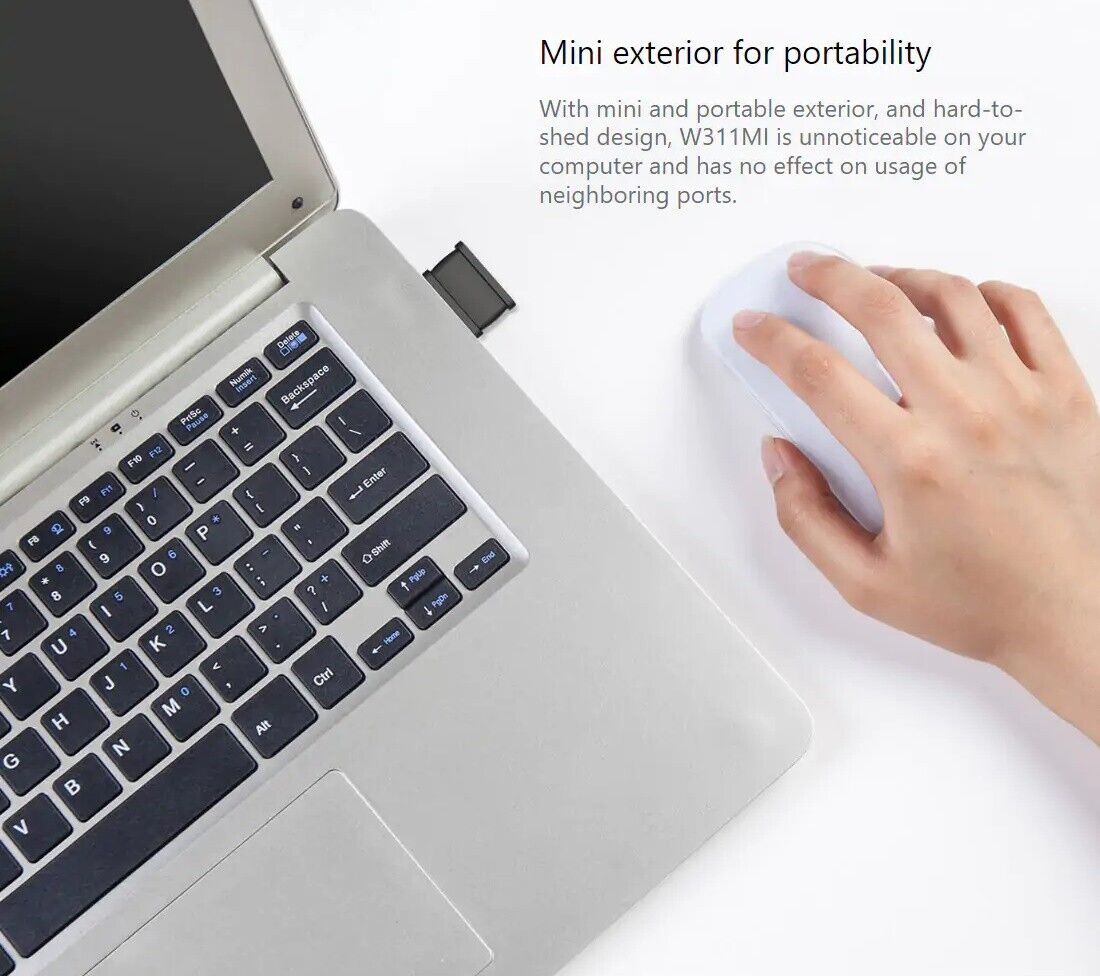 Nano USB Wifi Wireless N 802.11n Wi-Fi Adaptor Dongle W311MI 150Mbps