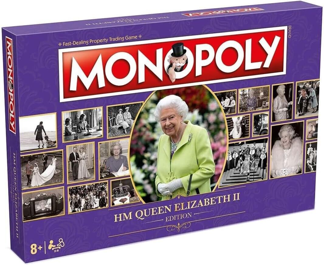 Monopoly Board Game - HM Queen Elizabeth II 2 - by Hasbro