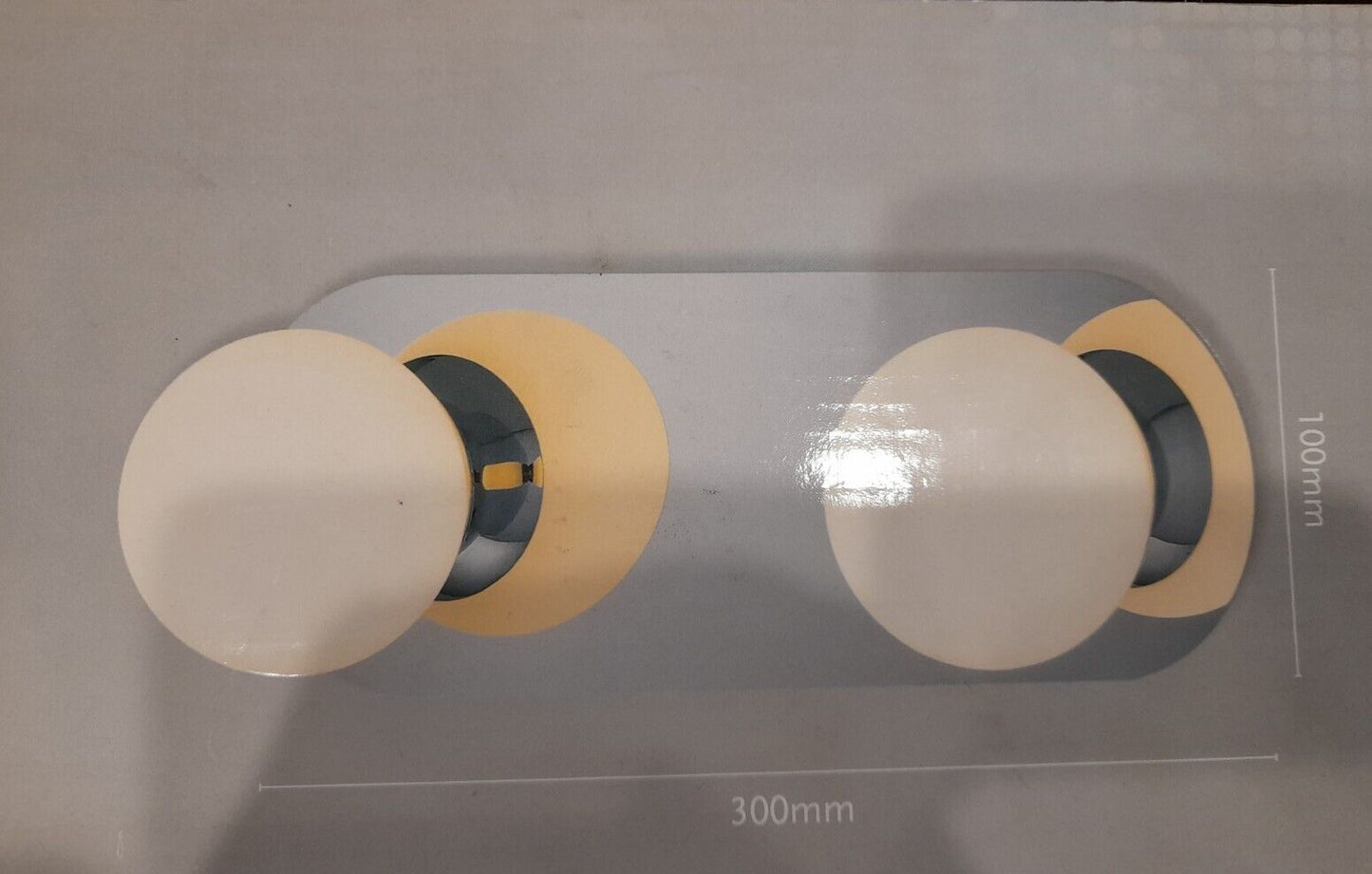 Verve Design IP44 2 X 5.5W 350 Lumen LED Wall Light Bathroom Vanity Wall Light