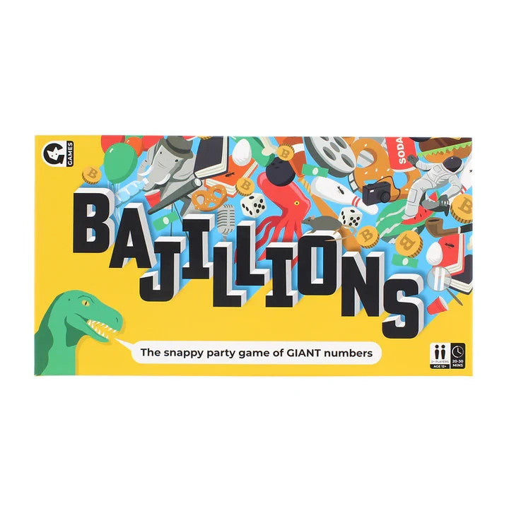 Ginger Fox Bajillions Number Guessing Board Game - SEALED