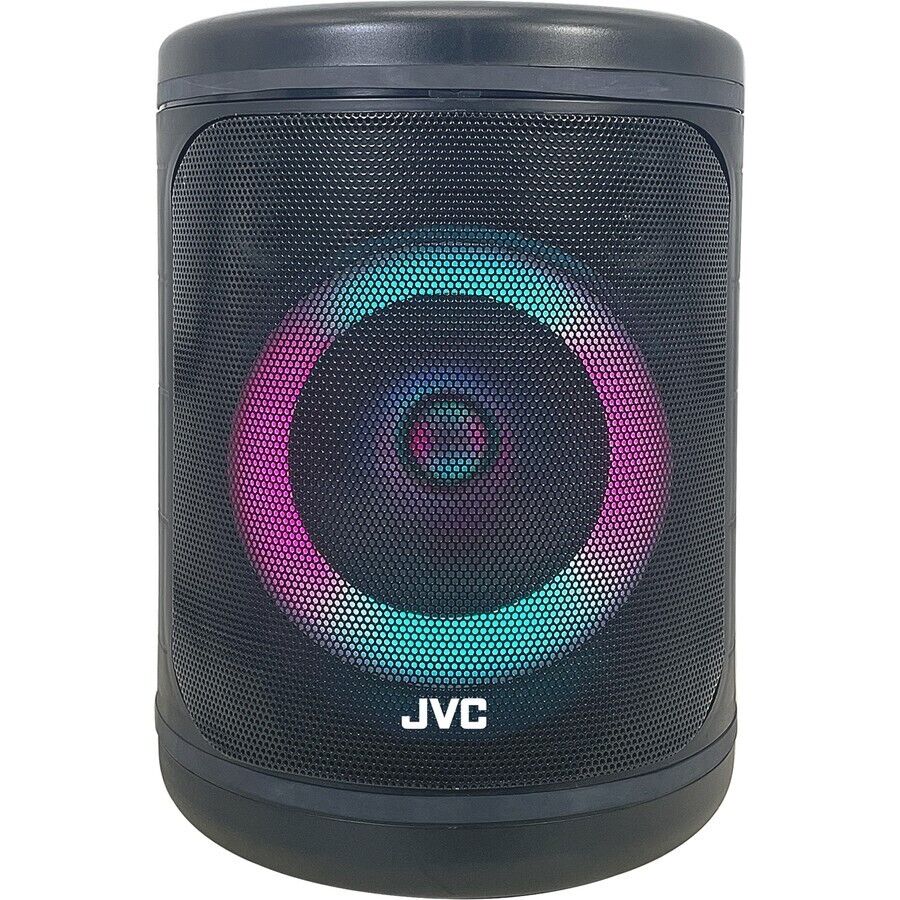 JVC Portable Bluetooth Party Speaker TWS LED lights FM Radio Aux Wireless Mic