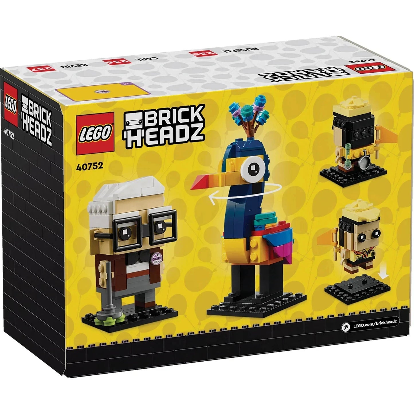 LEGO 40752 Brickheadz UP Carl, Russell & Kevin New And Sealed