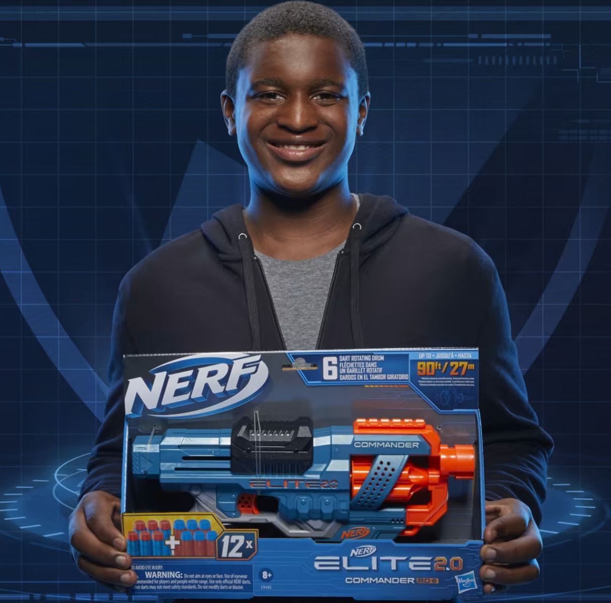 Nerf Elite 2.0 Commander RD 6 Blaster