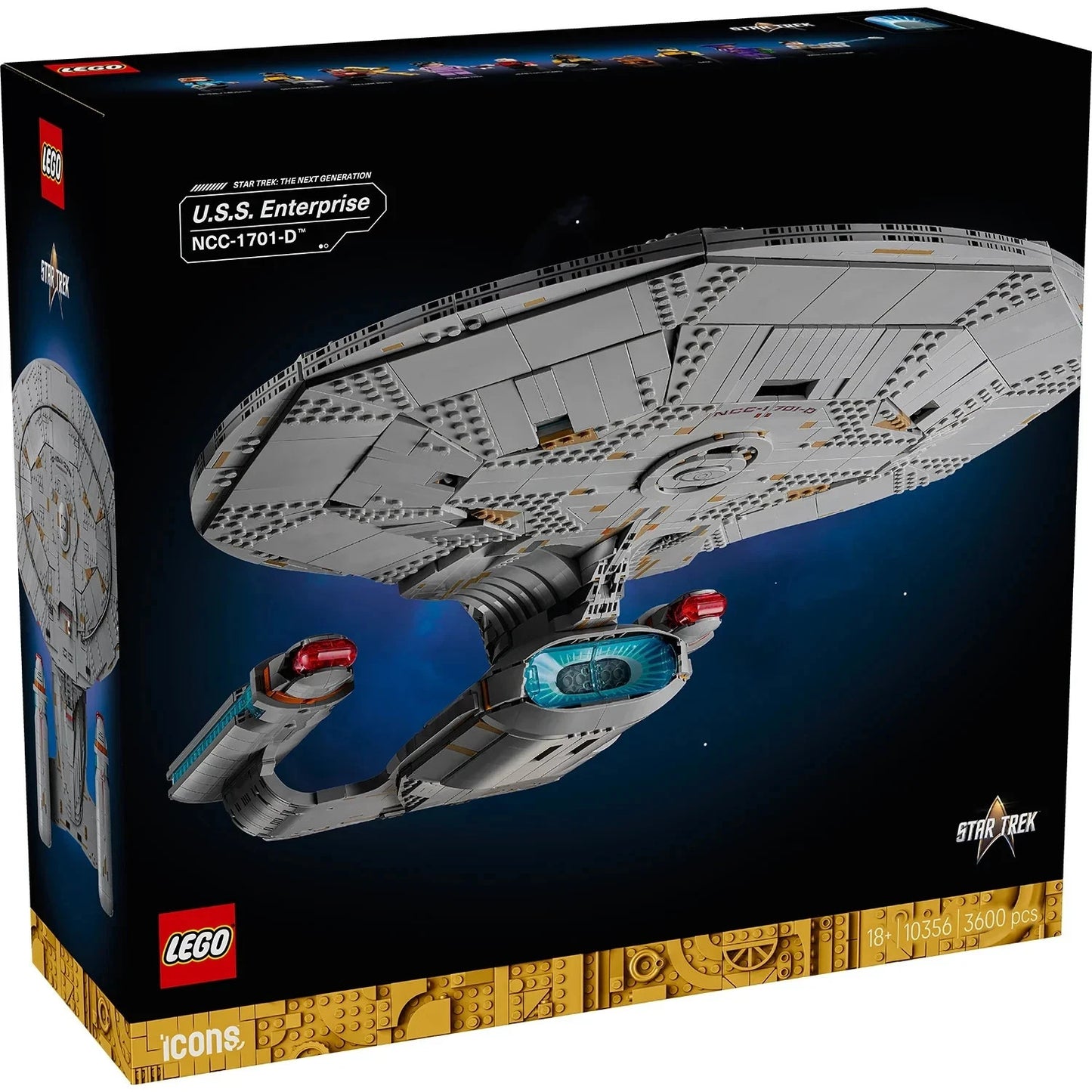 LEGO 10356 Star Trek: U.S.S. Enterprise NCC-1701-D™ Brand New use code save $50