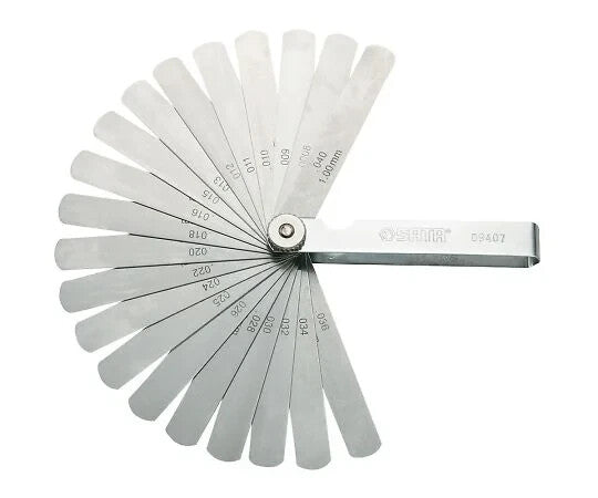SATA 32 Blade Feeler Gauge Dual Marked MM/Inch Thickness Gap Metric Filler Tool