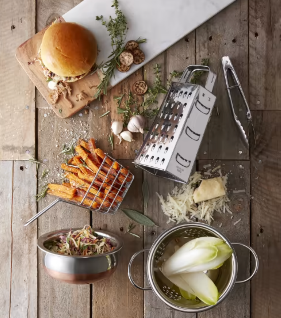 Set of 2 Mini Stainless Steel Multifunctional Kitchen Tong