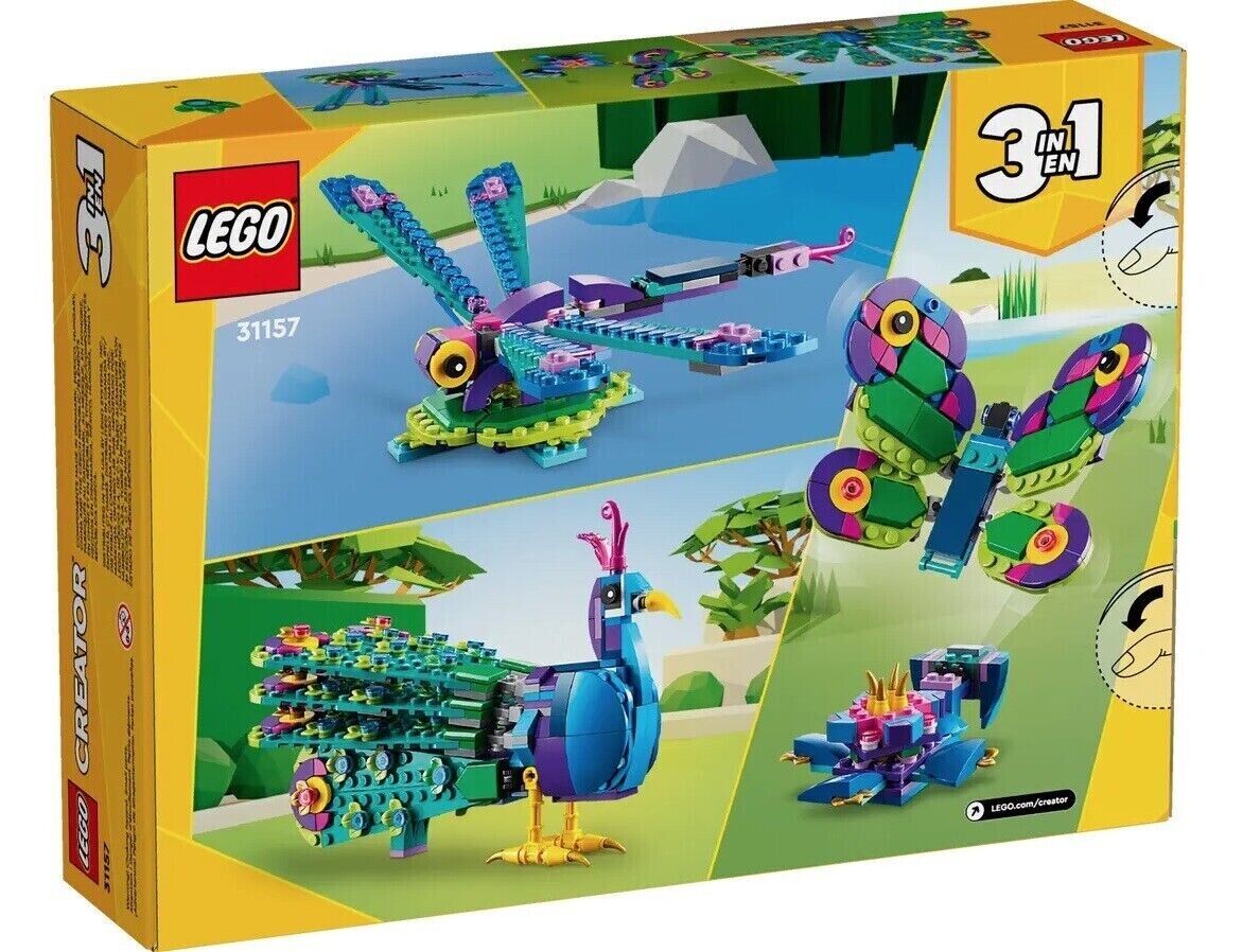Lego 31157 Exotic Peacock - Creator 3 in 1 - Brand New - AU Seller