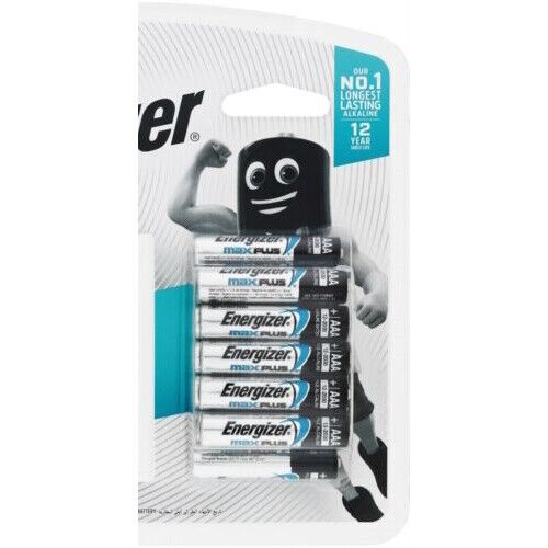 24 / 16 / 12 pack Energizer Max Plus Advanced AAA Batteries