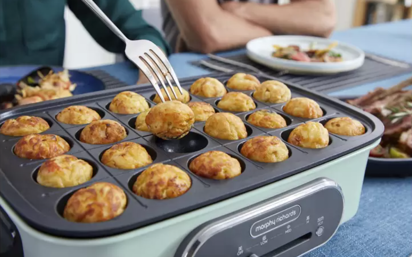 Morphy Richards Multifunction Cooking Pot with Hot Pot and Takoyaki Pan MRMP5SG