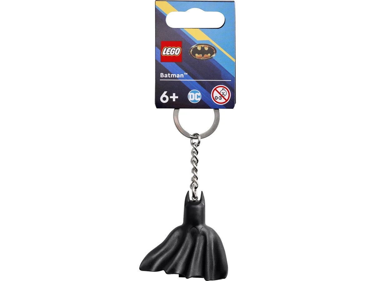 LEGO BATMAN KEYRING 854235 30653 KEYCHAIN DC SUPER HEROES HARD CAPE BRAND NEW