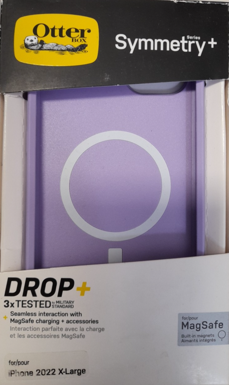 Otterbox Symmetry Plus MagSafe for iPhone 2022 X Large Purple Color